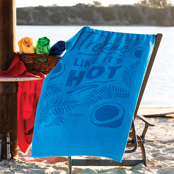 Promotional Velour Beach Towel - Promotional Velour Beach Towel - Image 7 of 7