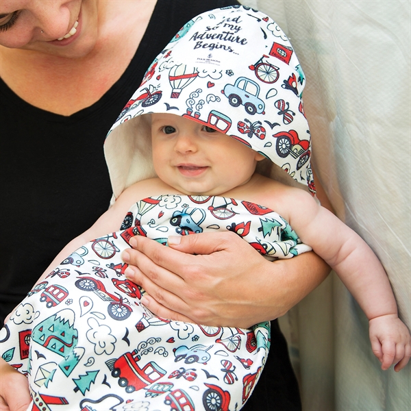 Sublimated Hooded Baby Towel - Sublimated Hooded Baby Towel - Image 0 of 0