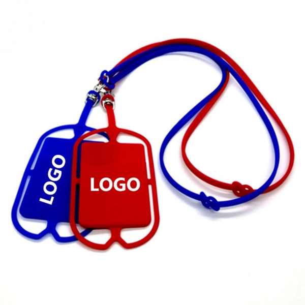 Silicone mobile phone lanyard - Silicone mobile phone lanyard - Image 0 of 1