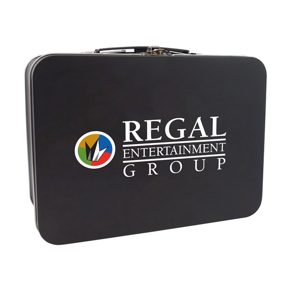 Matte Black Retro Lunchbox + Single 12oz Rubberized Finish S - Matte Black Retro Lunchbox + Single 12oz Rubberized Finish S - Image 3 of 3
