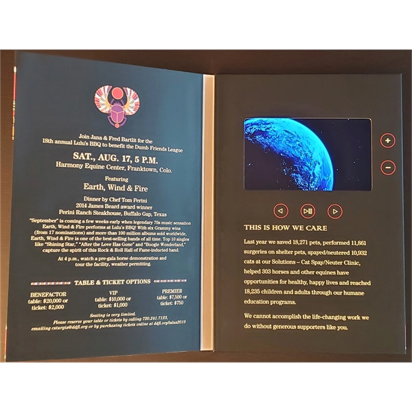 5" High Definition Screen Video Brochure Book - Soft Cover - 5" High Definition Screen Video Brochure Book - Soft Cover - Image 6 of 7