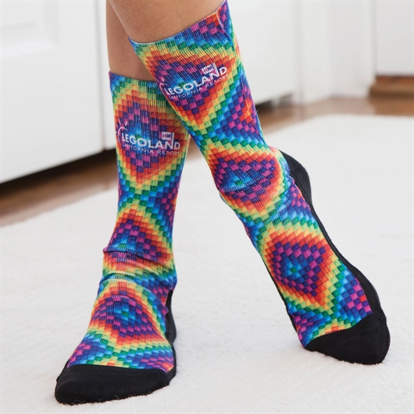 Sublimated Crew Socks - Sublimated Crew Socks - Image 0 of 1