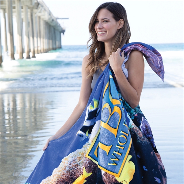 Heavyweight Fiber Reactive Velour Beach Towels - Heavyweight Fiber Reactive Velour Beach Towels - Image 0 of 0