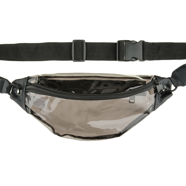 Custom Transparent Zippered Fanny Pack