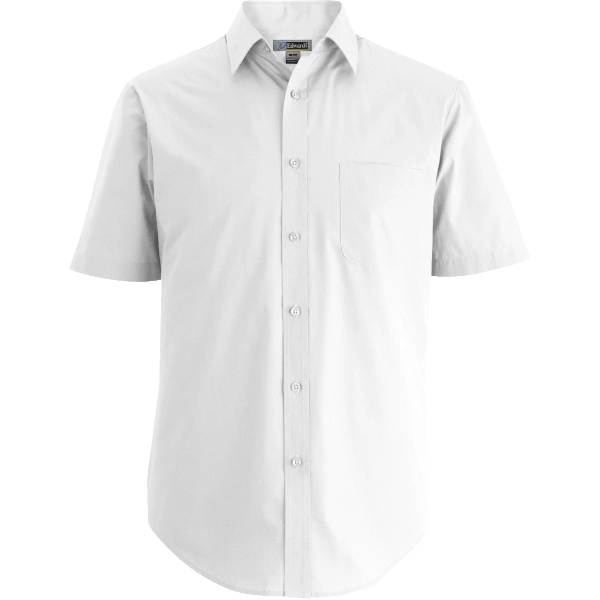 Men's Essential Broadcloth Short Sleeve Shirt - Men's Essential Broadcloth Short Sleeve Shirt - Image 0 of 4