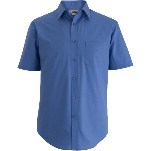 Men's Essential Broadcloth Short Sleeve Shirt - Men's Essential Broadcloth Short Sleeve Shirt - Image 1 of 4