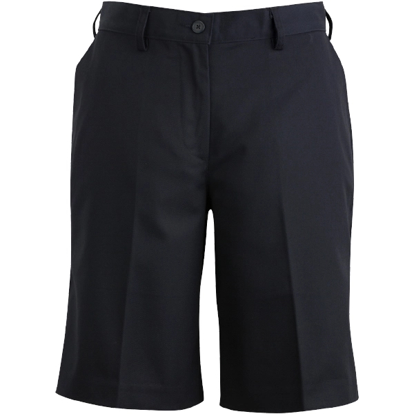 Ladies Utility Chino Flat Front Short