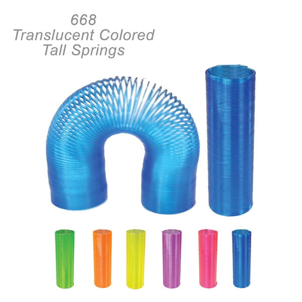 Popular Translucent Colored Fun Coil Toy Springs - Popular Translucent Colored Fun Coil Toy Springs - Image 5 of 12