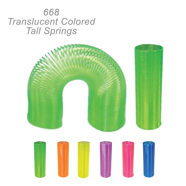 Popular Translucent Colored Fun Coil Toy Springs - Popular Translucent Colored Fun Coil Toy Springs - Image 6 of 12