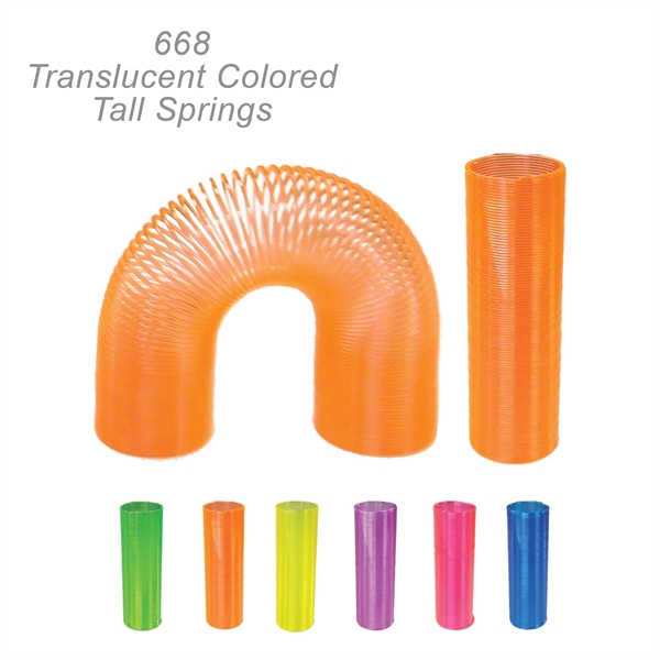 Popular Translucent Colored Fun Coil Toy Springs - Popular Translucent Colored Fun Coil Toy Springs - Image 7 of 12