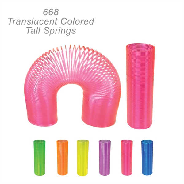 Popular Translucent Colored Fun Coil Toy Springs - Popular Translucent Colored Fun Coil Toy Springs - Image 8 of 12