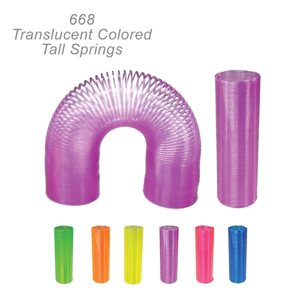 Popular Translucent Colored Fun Coil Toy Springs - Popular Translucent Colored Fun Coil Toy Springs - Image 9 of 12