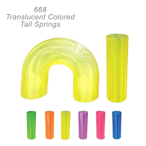 Popular Translucent Colored Fun Coil Toy Springs - Popular Translucent Colored Fun Coil Toy Springs - Image 10 of 12