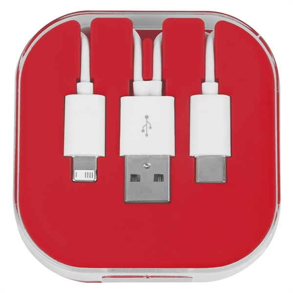 3-In-1 Charge Cable With Phone Stand - 3-In-1 Charge Cable With Phone Stand - Image 5 of 20