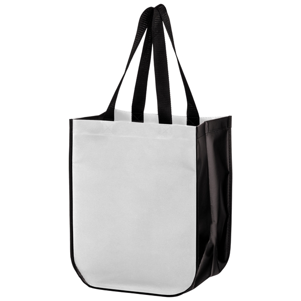 Matte Laminated Designer Tote Bags Curved Corners - Screen - Matte Laminated Designer Tote Bags Curved Corners - Screen - Image 5 of 11