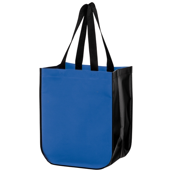 Matte Laminated Designer Tote Bags with Curved Corners - Matte Laminated Designer Tote Bags with Curved Corners - Image 2 of 9