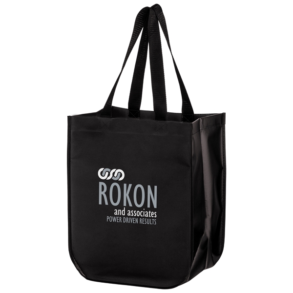 Matte Laminated Designer Tote Bags Curved Corners - Screen - Matte Laminated Designer Tote Bags Curved Corners - Screen - Image 4 of 11