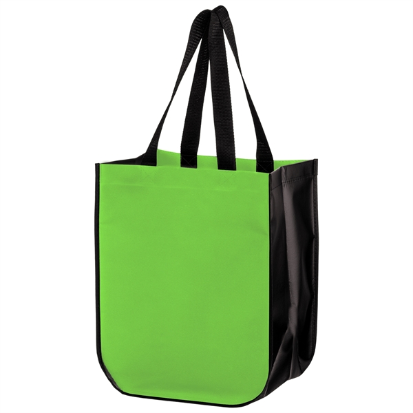 Matte Laminated Designer Tote Bags with Curved Corners - Matte Laminated Designer Tote Bags with Curved Corners - Image 8 of 9
