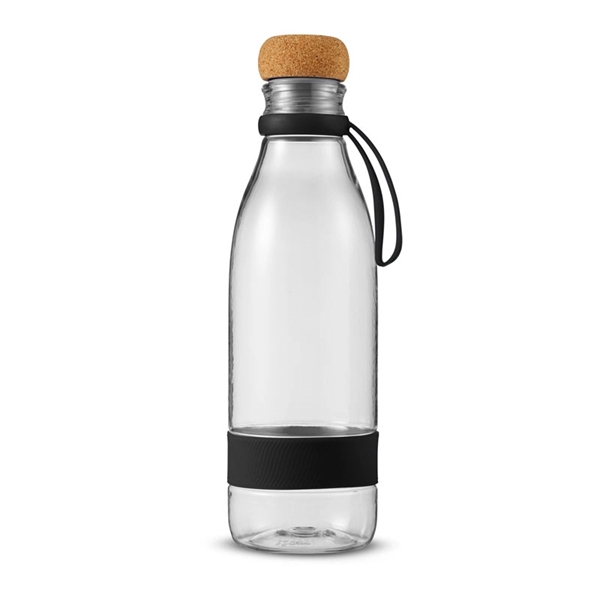 glass water jug with cork lid
