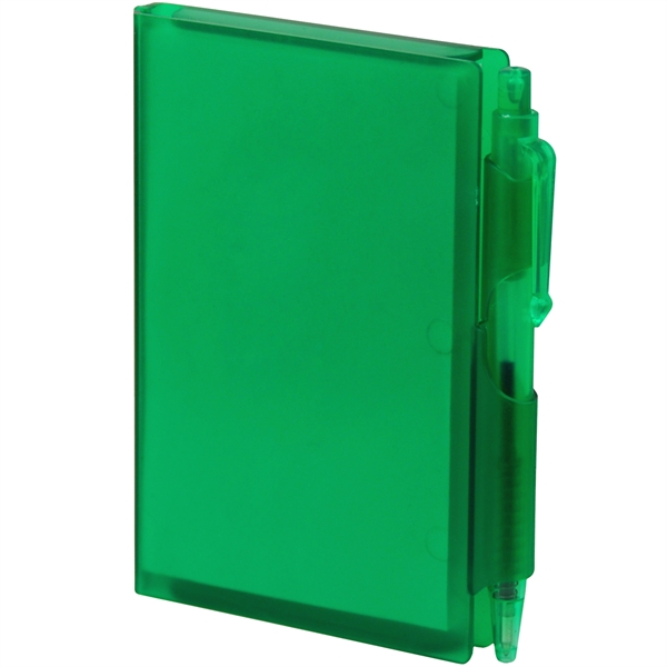 Hard Cover Notepad with Pen - Hard Cover Notepad with Pen - Image 2 of 6