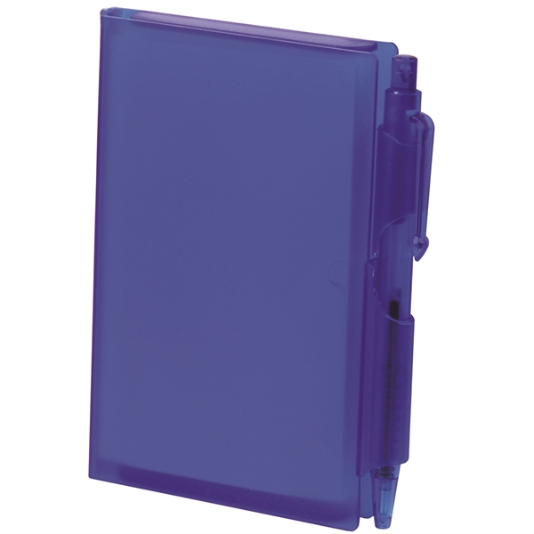 Hard Cover Notepad with Pen - Hard Cover Notepad with Pen - Image 3 of 6