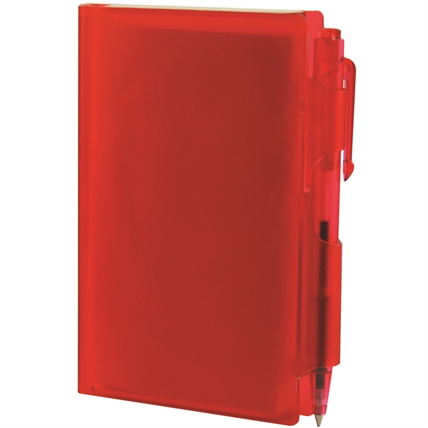 Hard Cover Notepad with Pen - Hard Cover Notepad with Pen - Image 5 of 6