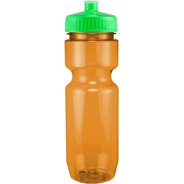 22oz Translucent Bike Bottle with Push Pull Lid - 22oz Translucent Bike Bottle with Push Pull Lid - Image 86 of 150