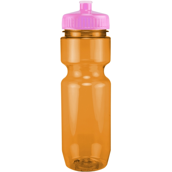 22oz Translucent Bike Bottle with Push Pull Lid - 22oz Translucent Bike Bottle with Push Pull Lid - Image 83 of 150