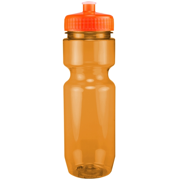 22oz Translucent Bike Bottle with Push Pull Lid - 22oz Translucent Bike Bottle with Push Pull Lid - Image 85 of 150
