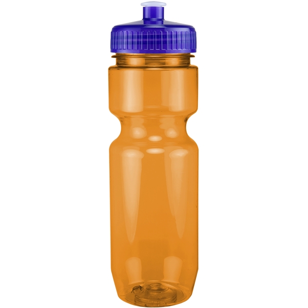22oz Translucent Bike Bottle with Push Pull Lid - 22oz Translucent Bike Bottle with Push Pull Lid - Image 88 of 150