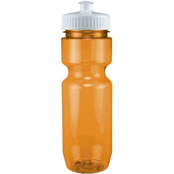 22oz Translucent Bike Bottle with Push Pull Lid - 22oz Translucent Bike Bottle with Push Pull Lid - Image 89 of 150
