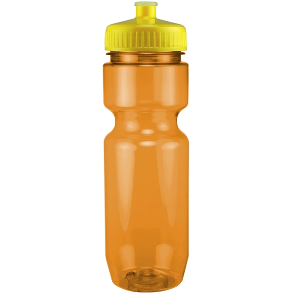 22oz Translucent Bike Bottle with Push Pull Lid - 22oz Translucent Bike Bottle with Push Pull Lid - Image 90 of 150