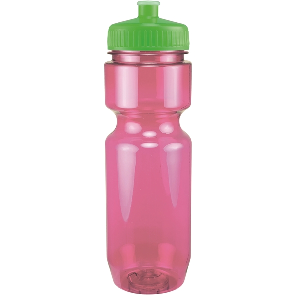22oz Translucent Bike Bottle with Push Pull Lid - 22oz Translucent Bike Bottle with Push Pull Lid - Image 95 of 150