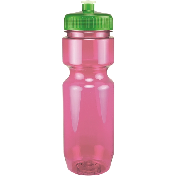 22oz Translucent Bike Bottle with Push Pull Lid - 22oz Translucent Bike Bottle with Push Pull Lid - Image 100 of 150