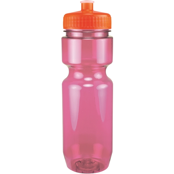 22oz Translucent Bike Bottle with Push Pull Lid - 22oz Translucent Bike Bottle with Push Pull Lid - Image 101 of 150