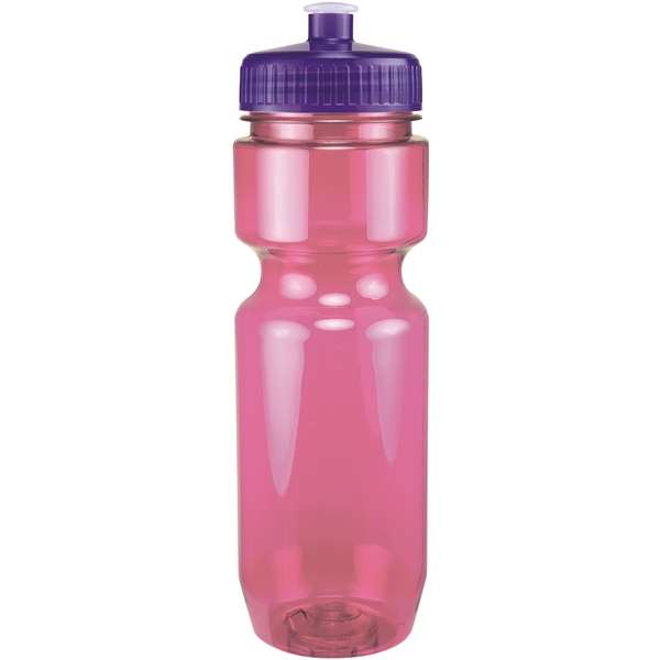 22oz Translucent Bike Bottle with Push Pull Lid - 22oz Translucent Bike Bottle with Push Pull Lid - Image 102 of 150