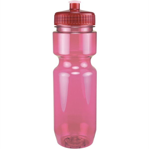 22oz Translucent Bike Bottle with Push Pull Lid - 22oz Translucent Bike Bottle with Push Pull Lid - Image 103 of 150