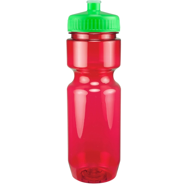 22oz Translucent Bike Bottle with Push Pull Lid - 22oz Translucent Bike Bottle with Push Pull Lid - Image 121 of 150