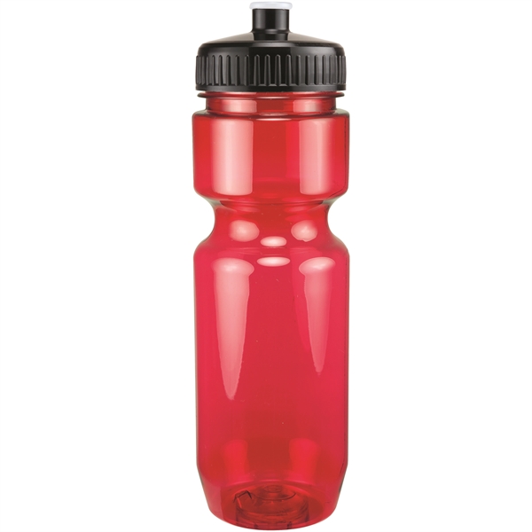 22oz Translucent Bike Bottle with Push Pull Lid - 22oz Translucent Bike Bottle with Push Pull Lid - Image 122 of 150