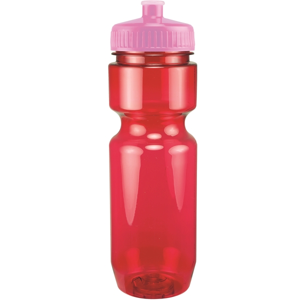 22oz Translucent Bike Bottle with Push Pull Lid - 22oz Translucent Bike Bottle with Push Pull Lid - Image 127 of 150