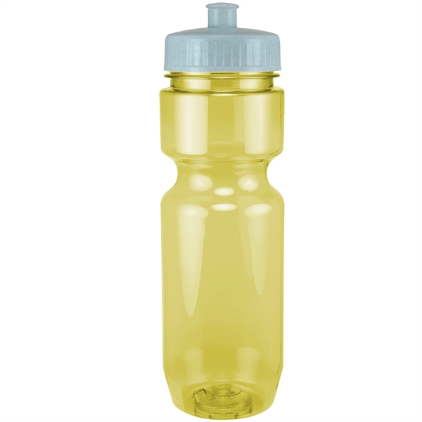 22oz Translucent Bike Bottle with Push Pull Lid - 22oz Translucent Bike Bottle with Push Pull Lid - Image 147 of 150