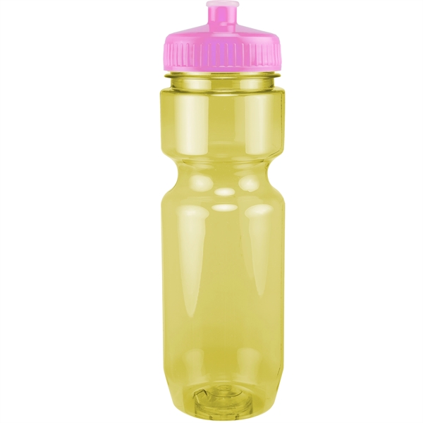 22oz Translucent Bike Bottle with Push Pull Lid - 22oz Translucent Bike Bottle with Push Pull Lid - Image 137 of 150