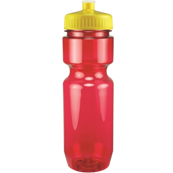 22oz Translucent Bike Bottle with Push Pull Lid - 22oz Translucent Bike Bottle with Push Pull Lid - Image 129 of 150