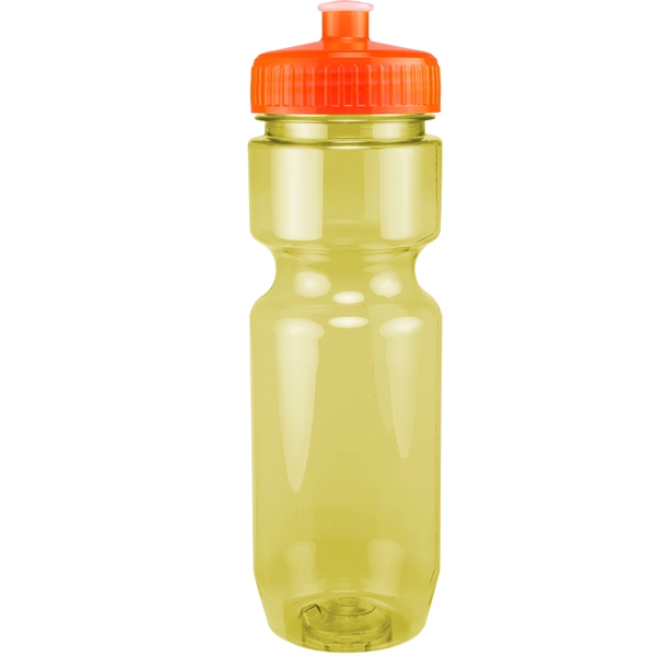 22oz Translucent Bike Bottle with Push Pull Lid - 22oz Translucent Bike Bottle with Push Pull Lid - Image 143 of 150