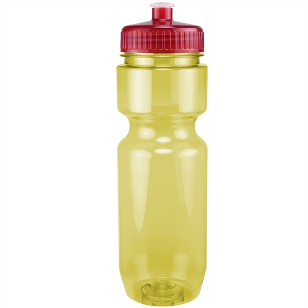 22oz Translucent Bike Bottle with Push Pull Lid - 22oz Translucent Bike Bottle with Push Pull Lid - Image 148 of 150