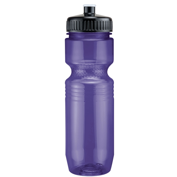 26oz Translucent Jogger Bottle with Push Pull Lid - 26oz Translucent Jogger Bottle with Push Pull Lid - Image 178 of 229