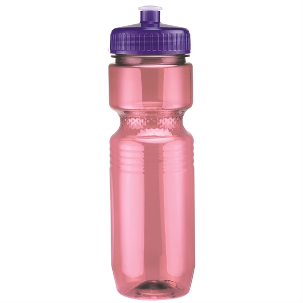 26oz Translucent Jogger Bottle with Push Pull Lid - 26oz Translucent Jogger Bottle with Push Pull Lid - Image 186 of 229