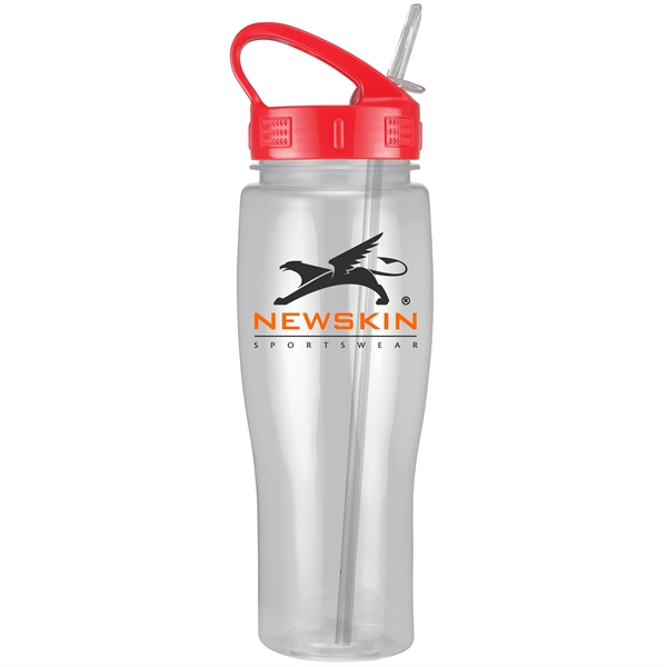 24oz Translucent Contour Bottle with Sport Sip Lid & Straw - 24oz Translucent Contour Bottle with Sport Sip Lid & Straw - Image 1 of 2