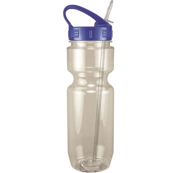 22oz Translucent Bike Bottle with Sport Sip Lid & Straw - 22oz Translucent Bike Bottle with Sport Sip Lid & Straw - Image 3 of 41