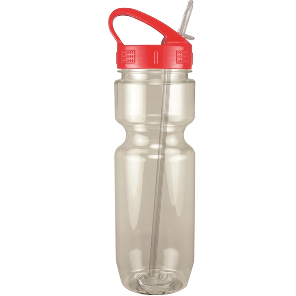 22oz Translucent Bike Bottle with Sport Sip Lid & Straw - 22oz Translucent Bike Bottle with Sport Sip Lid & Straw - Image 4 of 41